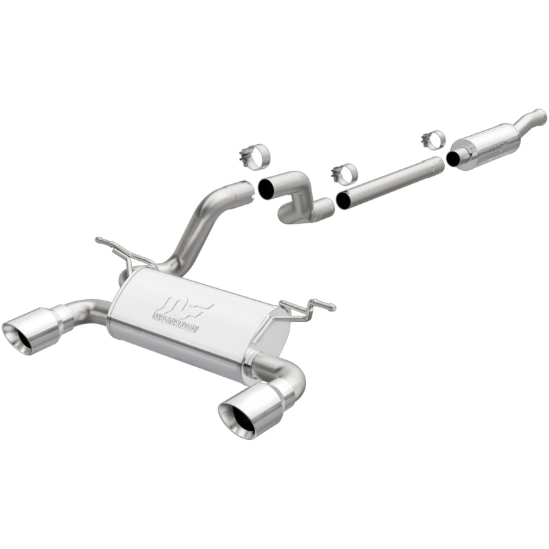 MagnaFlow 2018 Jeep Wrangler L4-2.0L 3in 409SS Cat-Back Exhaust System w/Dual Split Rear Exit