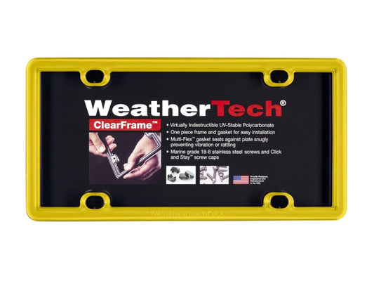 WeatherTech ClearFrame - Yellow