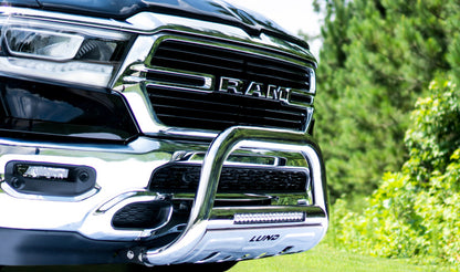 Lund 2019 RAM 1500 Bull Bar w/Light & Wiring - Polished