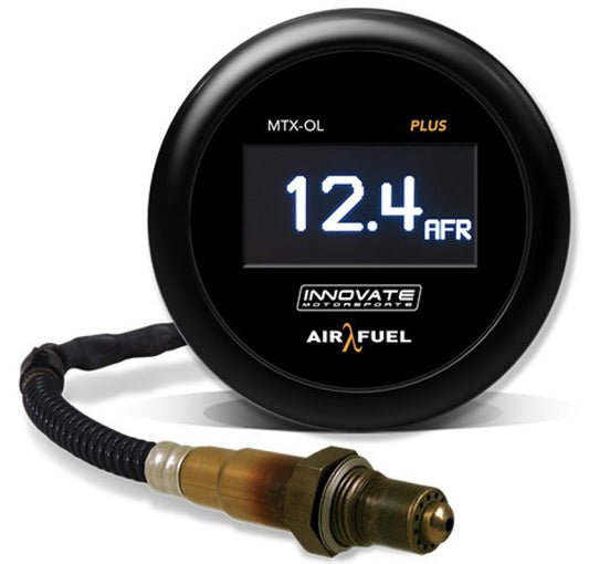 Innovate MTX-OL PLUS Wideband Digital Air/Fuel Ratio OLED Gauge Kit 3ft w/O2 Sensor