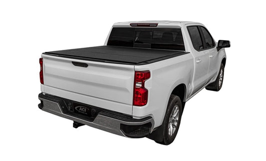 Access LOMAX Tri-Fold Cover Black Urethane Finish Split Rail 07+ Toyota Tundra - 6ft 6in Bed