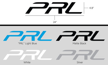 PRL Motorsports - 24" Vinyl Windshield Banner Silver