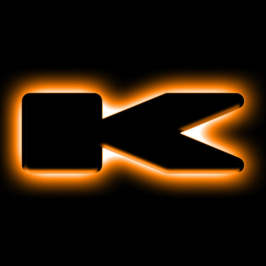 ORACLE Lighting Universal Illuminated LED Letter Badges - Matte Blk Surface Finish - K