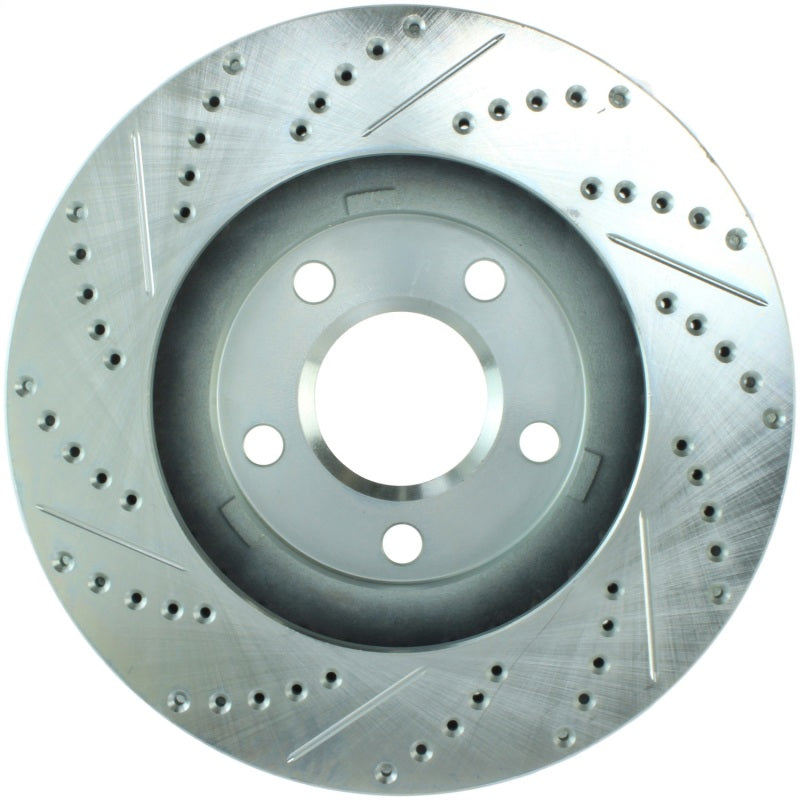 StopTech Select Sport 98-02 Chevrolet Camaro / Pontiac Firebird Slotted and Drilled Left Front Rotor