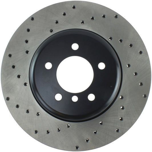 StopTech 04-10 BMW 5-Series & 6-Series Drilled Right Front Rotor