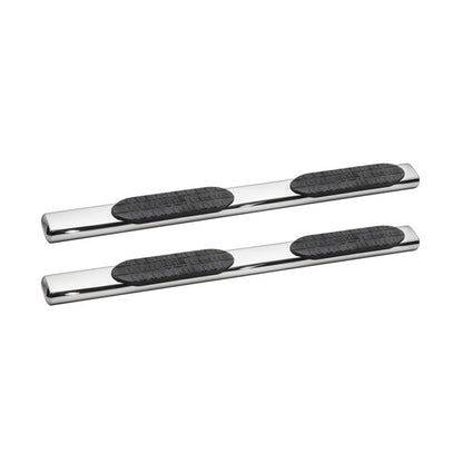 Westin 2014-2018 Chevrolet/GMC Silverado Sierra 1500 Dbl Cab PRO TRAXX 6 Oval Nerf Step Bars - SS