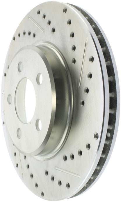 StopTech Select Sport 06-17 Dodge Charrger/14-17 Chrysler 300 Slotted & Drilled Front Left Rotor