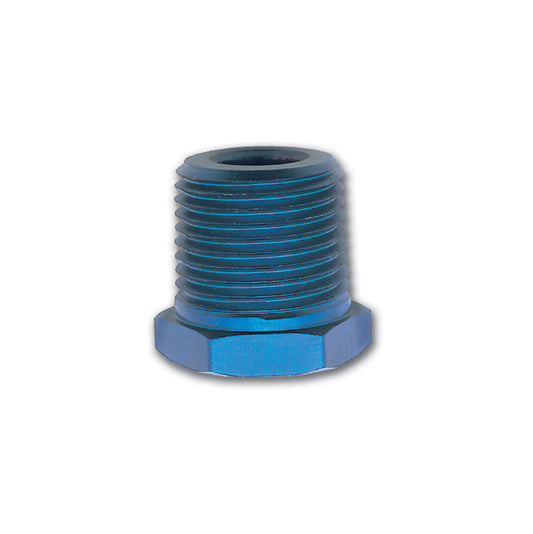 Russell Performance 3/8in Male to 1/8in Female Pipe Bushing Reducer (Blue)