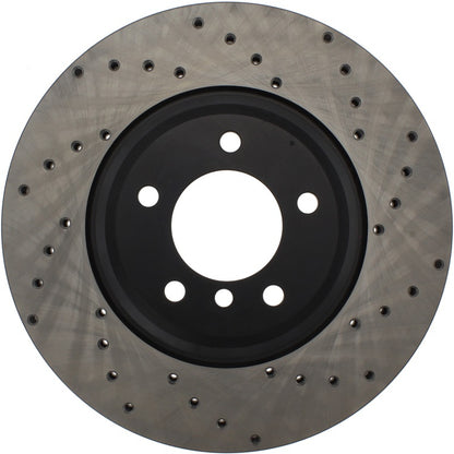 StopTech 07-13 BMW 3 Series Cryo Drilled Sport Left Front Rotor