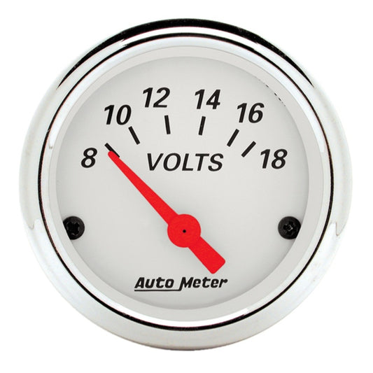 AutoMeter Gauge Kit 5 Pc. 3-1/8in. & 2-1/16in. Mech. Speedo. Wtmp & Oilp Arctic Wht