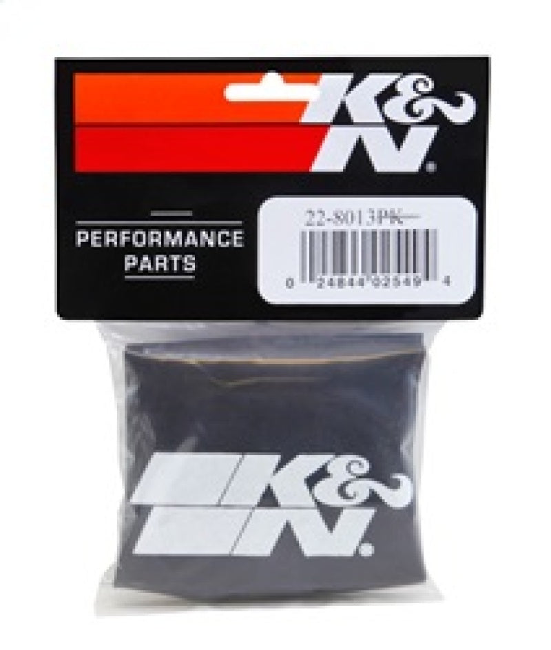 K&N Precharger Round Straight Air Filter Wrap Black - 4.5in ID x 5in H