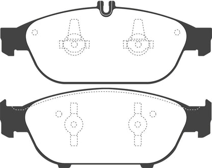 EBC 12+ Mercedes-Benz E550 4.6 Twin Turbo Coupe Yellowstuff Front Brake Pads