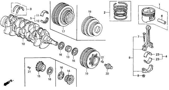 Honda - B-Series Timing Belt Pulley