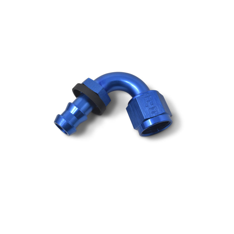 Russell Performance -8 AN Twist-Lok 120 Degree Hose End (3/4in Radius)