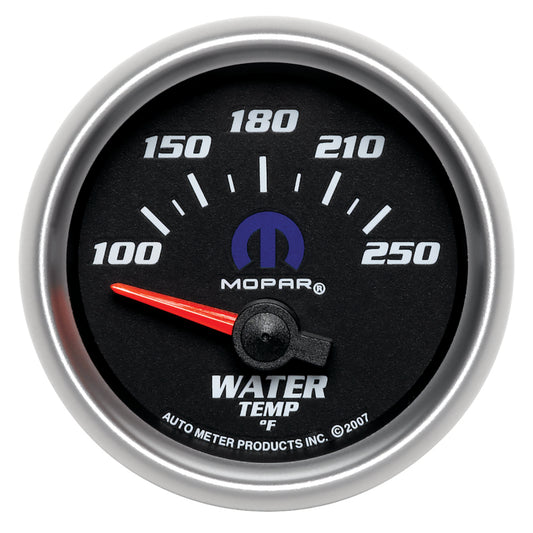 Autometer Mopar 52.4mm SSE 100-250 Degree F Water Temperature Gauge