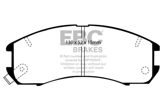 EBC 89-92 Ford Probe 2.2 Ultimax2 Front Brake Pads