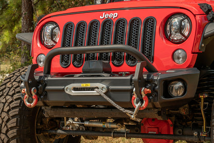 Rugged Ridge Arcus Front Bumper Set W/ Overrider 2018 Jeep Wrangler JK