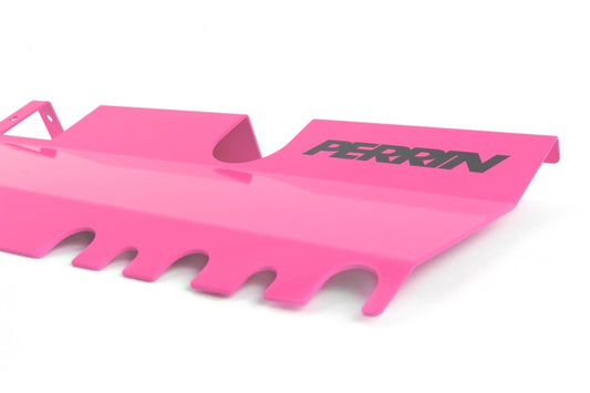 Perrin 15-21 WRX/STI Radiator Shroud (Without OEM Intake Scoop) - Hyper Pink