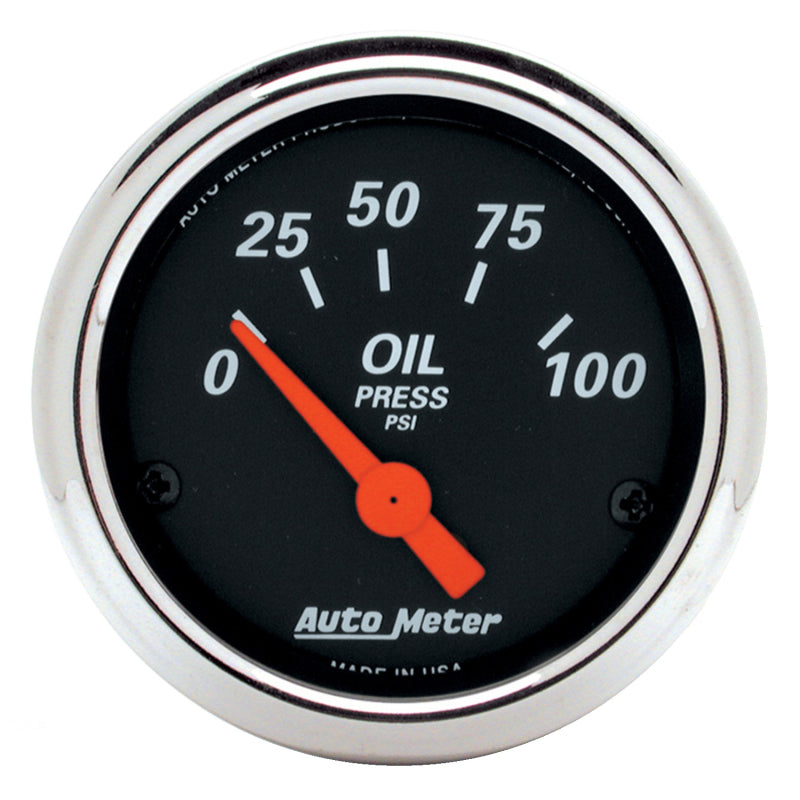 Autometer Designer Black 67-68 Camaro/Firebird Dash Kit 6pc Tach / MPH / Fuel / Oil / WTMP / Volt