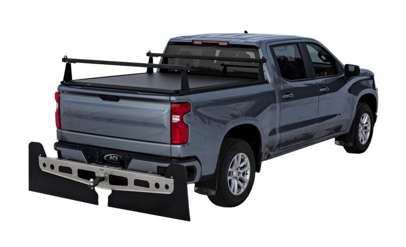 Access ADARAC Aluminum Uprights 24in Vert Pro Kit (2 Uprights w/1 66in Cross Bar) Silver Truck Rack