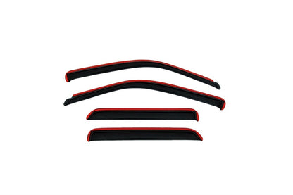 AVS 06-10 Dodge Charger Ventvisor In-Channel Front & Rear Window Deflectors 4pc - Smoke