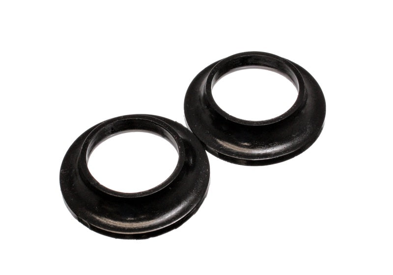 Energy Suspension 91-96 Chevrolet Full Size Black Rear Upper Coil Spring Isolators