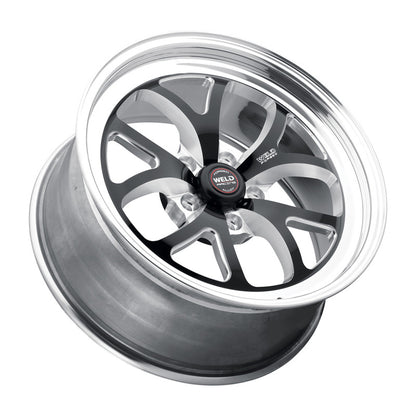 Weld S76 15x10.33 / 5x4.5 BP / 6.5in. BS Black Wheel (Low Pad) - Non-Beadlock