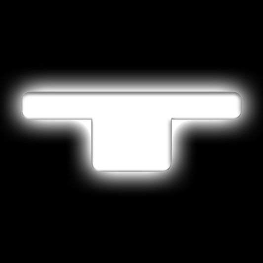 ORACLE Lighting Universal Illuminated LED Letter Badges - Matte Wht Surface Finish - T