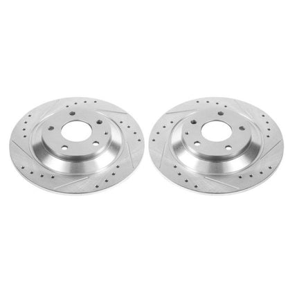 Power Stop 13-19 Mazda CX-5 Rear Evolution Drilled & Slotted Rotors - Pair