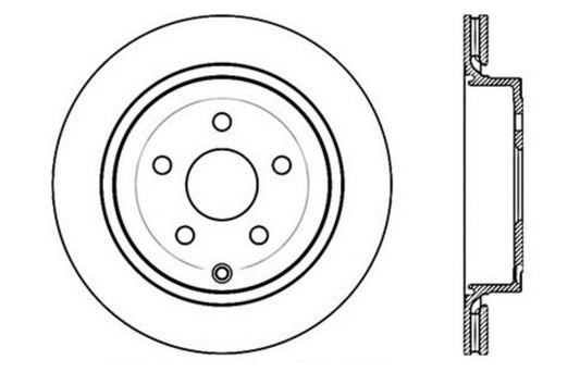 StopTech Drilled Sport Brake Rotor