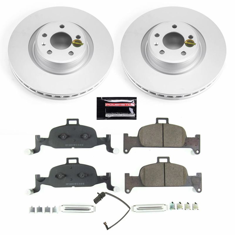 Power Stop 17-19 Audi A4 Front Z23 Evolution Sport Coated Brake Kit