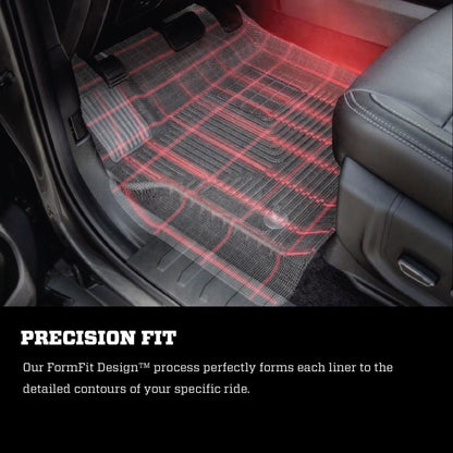 Husky Liners 07-13 Toyota Tundra Crew Cab / Ext Cab WeatherBeater Black 2nd Seat Floor Liners