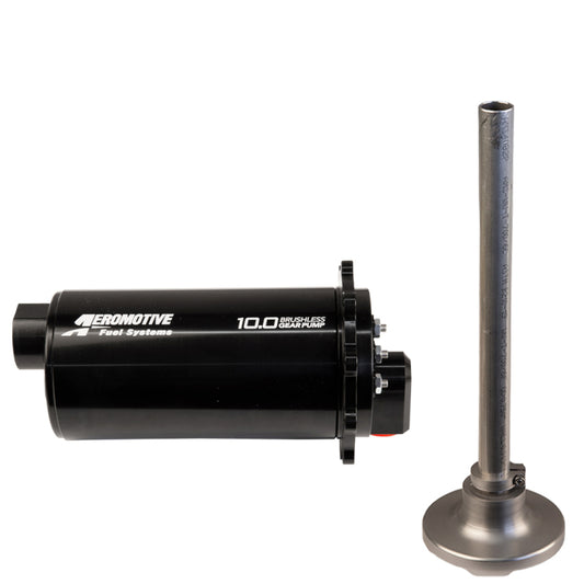 Aeromotive Brushless Spur Gear Fuel Pump w/TVS Controller - Universal - In-Tank - 90 Deg - 10gp