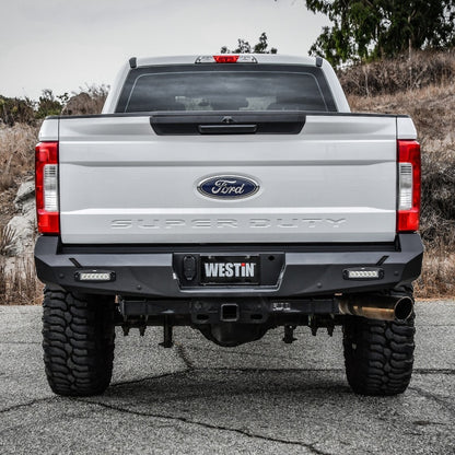 Westin 17-20 Ford F-250/350 Pro-Series Rear Bumper - Textured Black