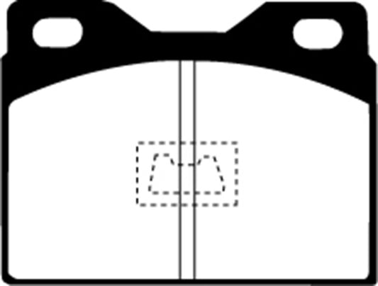 EBC 76-85 Porsche 924 2.0 Greenstuff Front Brake Pads