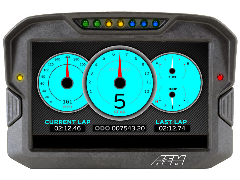 AEM - CD-7 Non-Logging Race Dash Carbon Fiber Digital Display (CAN Input Only)