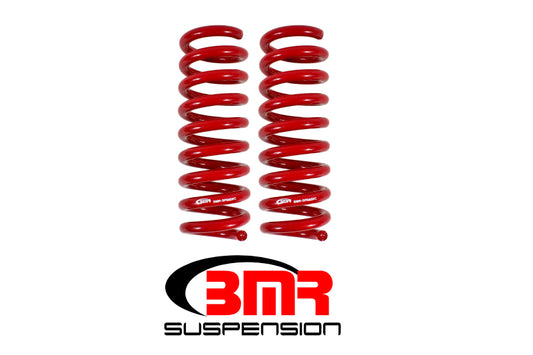 BMR 16-17 6th Gen Camaro V8 Rear Performance Version Lowering Springs - Red