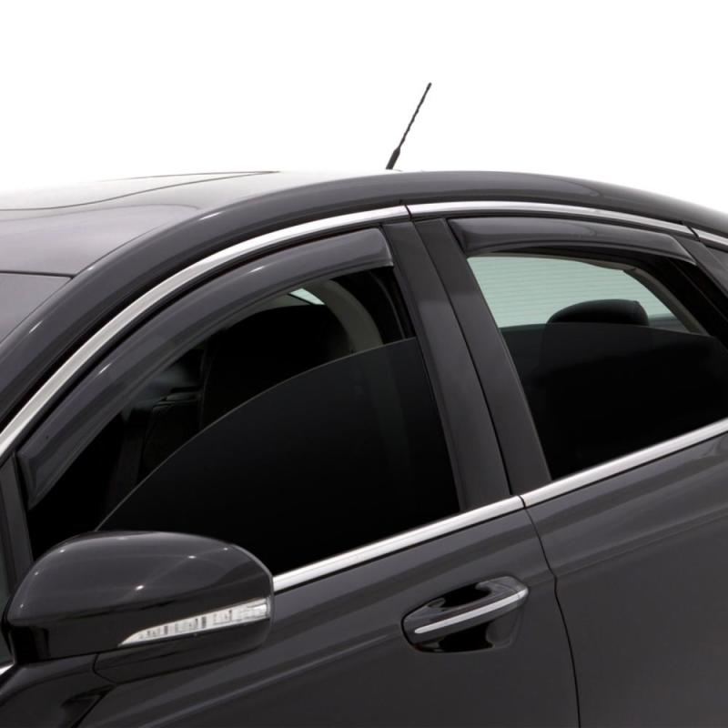 AVS 16-18 Toyota Prius Ventvisor In-Channel Front & Rear Window Deflectors 4pc - Smoke