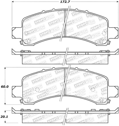 StopTech Street Select Brake Pads