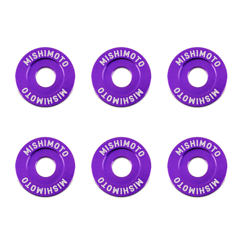 Mishimoto Large Fender Washer Kit (6pcs) - Purple