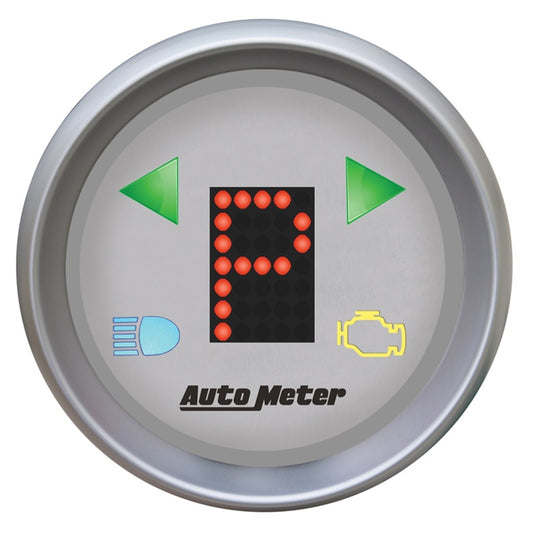 Autometer Ultra-Lite 2-1/16in (P/R/N/D/L/OD/O/5/4/3/2/1) Digital Gear Position Gauge