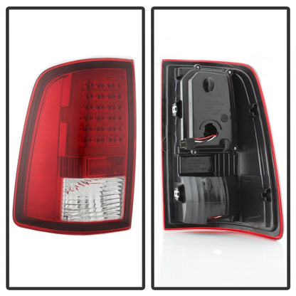 xTune Dodge Ram 1500 09-16 LED Tail Lights Incandescent Model Only - Red Clear ALT-ON-DR09-LBLED-RC