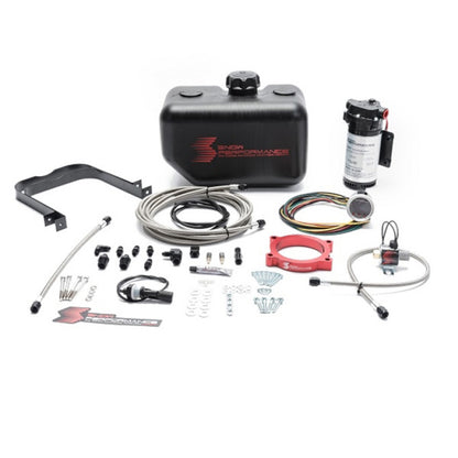 Snow Performance 10-15 Camaro Stg 2 Boost Cooler F/I Water Injection Kit (SS Braided Line & 4AN)