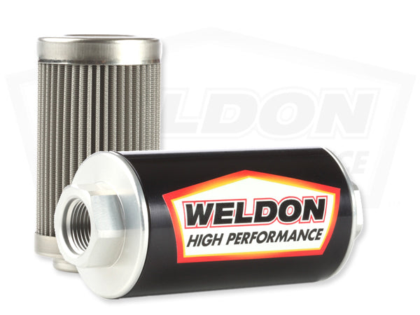 Weldon Racing - -8 ORB 100 Micron Stainless Filter Assembly