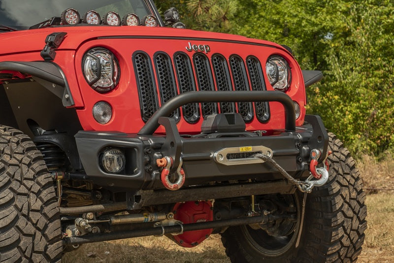 Rugged Ridge Arcus Front Bumper Set W/ Overrider 2018 Jeep Wrangler JK