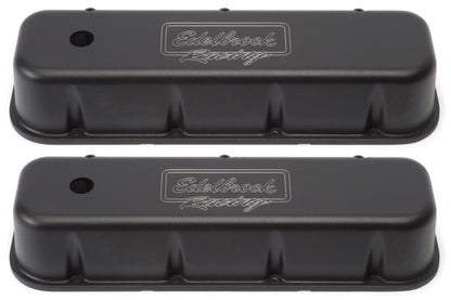 Edelbrock Valve Cover Victor Series Chevrolet 1965 and Later 396-502 V8 Tall Black