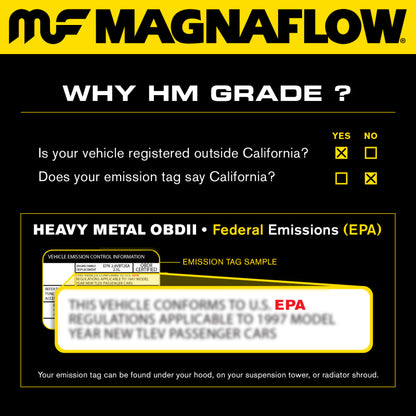 MagnaFlow Conv DF 95-97 Altima 2.4L front 49S