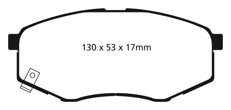 EBC 10-15 Hyundai Tucson 2.0 FWD Greenstuff Front Brake Pads