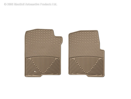 WeatherTech 04-08 Ford F150 Ext Cab Front Rubber Mats - Tan