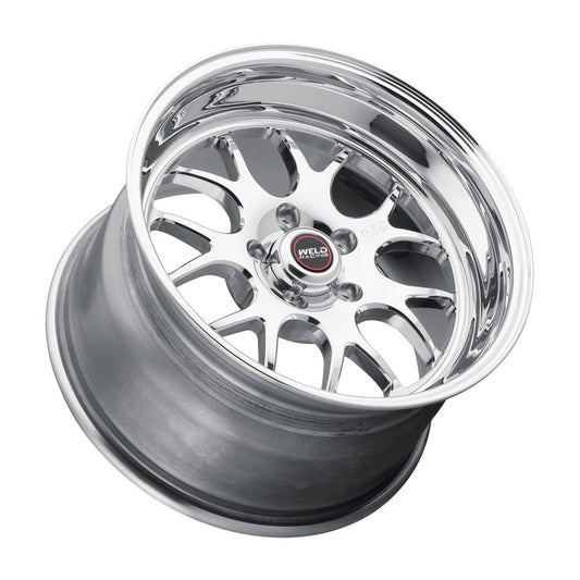 Weld RT-S S77 17x5 / 5x115 BP / 2.2in Backspace (High Pad) Polished Wheel - Non-Beadlock